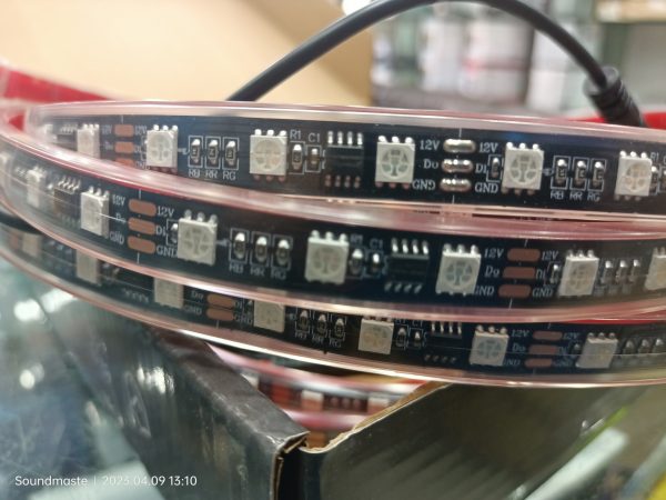 4pcs LED Strip Light Kits Automobile Chassis Lamp with APP Control RGB Multi-Color Atmosphere Underglow Lights, 12V Waterproof LED Chassis Atmosphere Lamp for All Cars.(4 Light Bars)