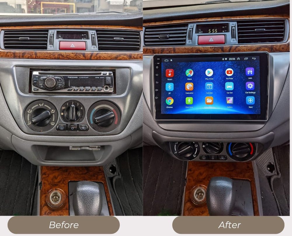 Mitsubishi Lancer Android Panel HD Player Display Multimedia System ...