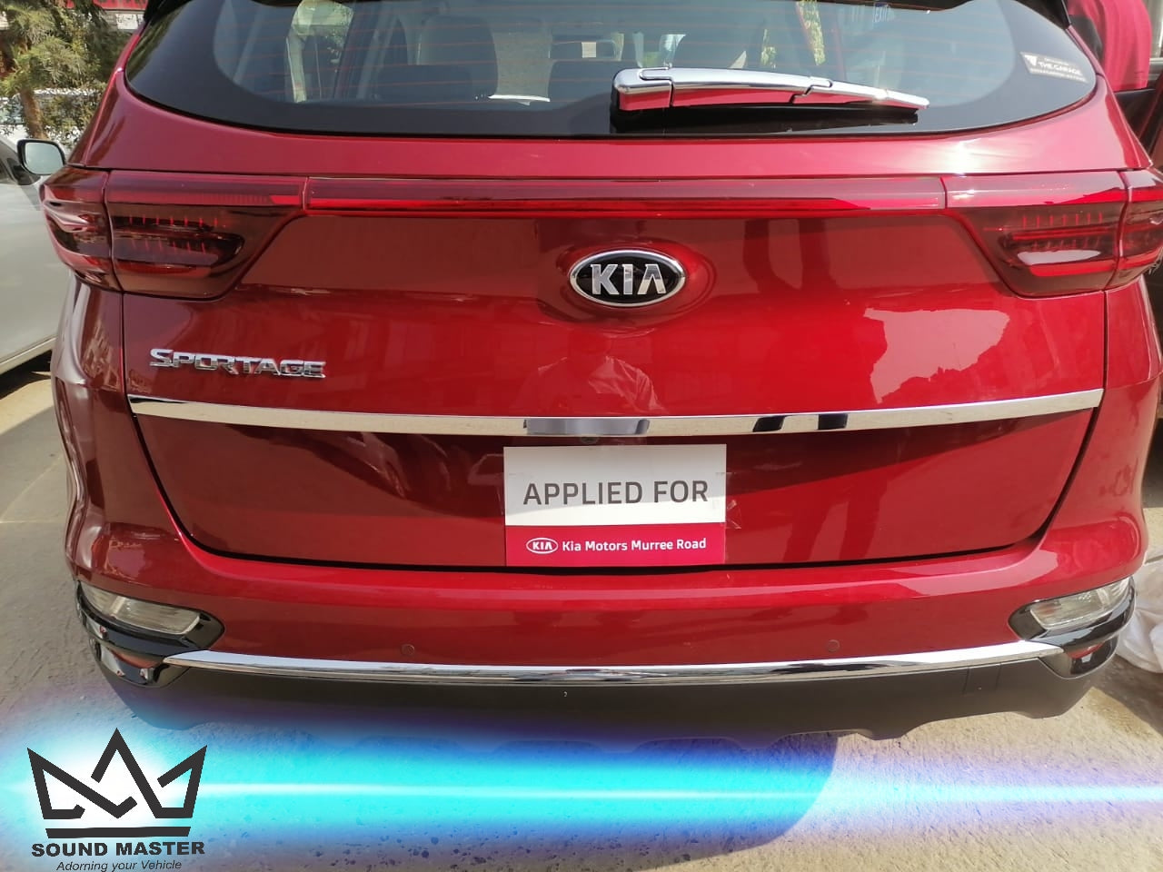 KIA Sportage Rear Door Lower Chrome Trim – Sound Master