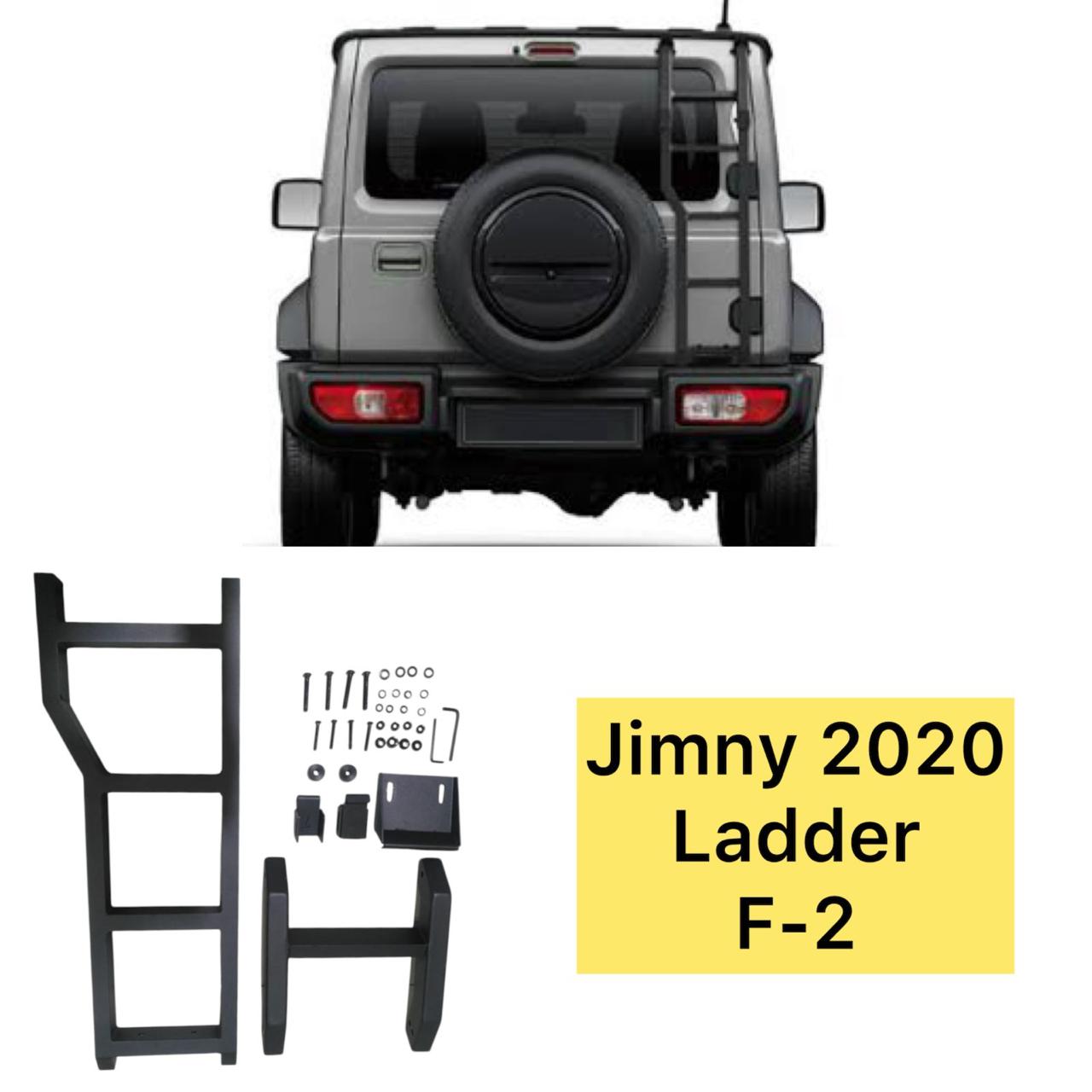 Jimny Rear Ladder Suzuki Jimny 2020 with a rugged Rear Ladder – Sound Master