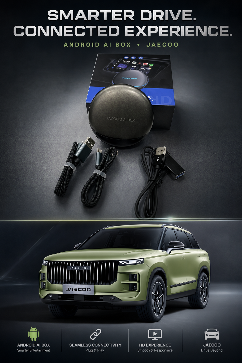 🚗 Upgrade Your Drive with Jaecoo J7 Android AI Box! – Sound Master