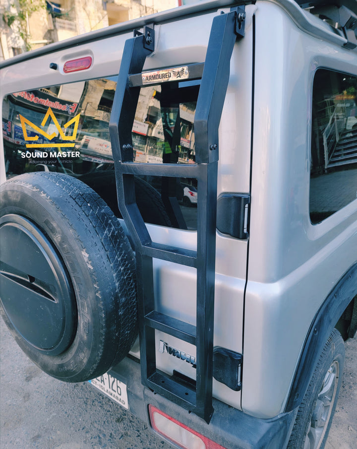 Suzuki Jimny 2020 with a rugged Rear Ladder – Sound Master