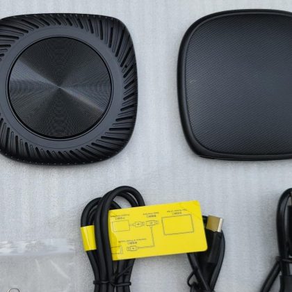Wireless CarPlay Android Auto Adapter – Smart AI Box for Netflix, YouTube, Car Play